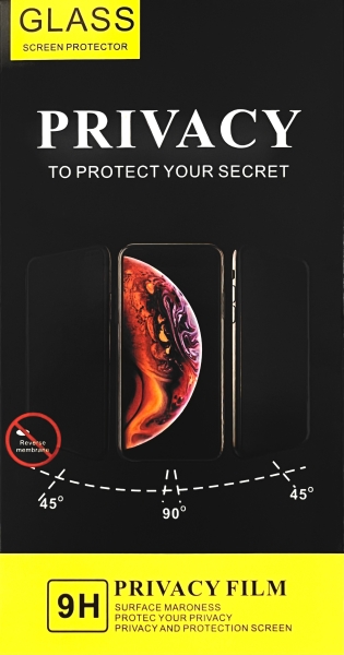 PRIVACY Glass Screen Protector für IPhone 14 Pro - Displayschutz, Privacy Screen Protector Schwarz
